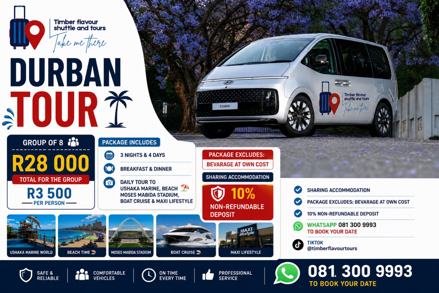 Durban Tour package poster